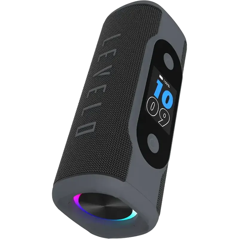 Levelo BassBeat Portable Speaker With Display 1 Mascom International.webp